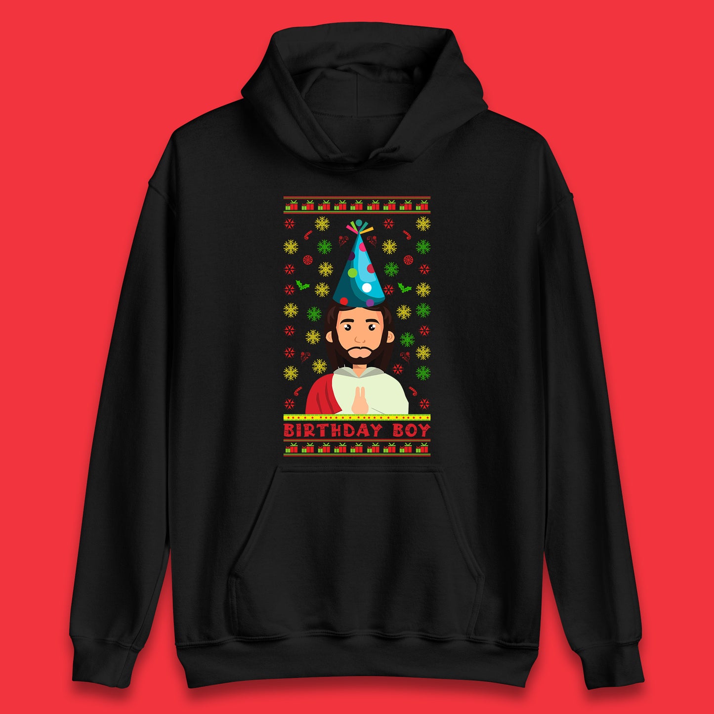 jesus birthday boy christmas hoodie