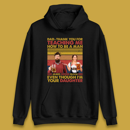 Personalised Thank You For Teaching Me Unisex Hoodie