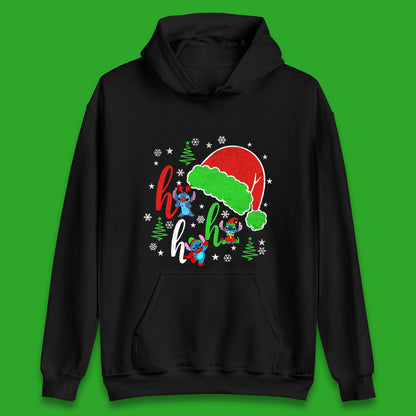 Ho Ho Ho Christmas Stitch Unisex Hoodie