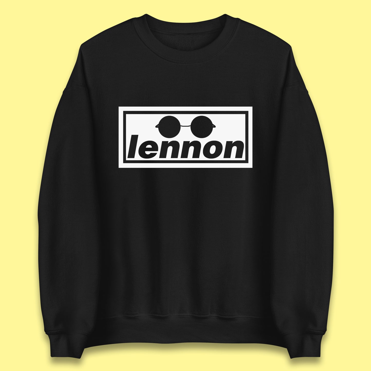 Lennon British Beatles Band John Lennon Singer Songwriter Musician Lennon Glasses Unisex Sweatshirt