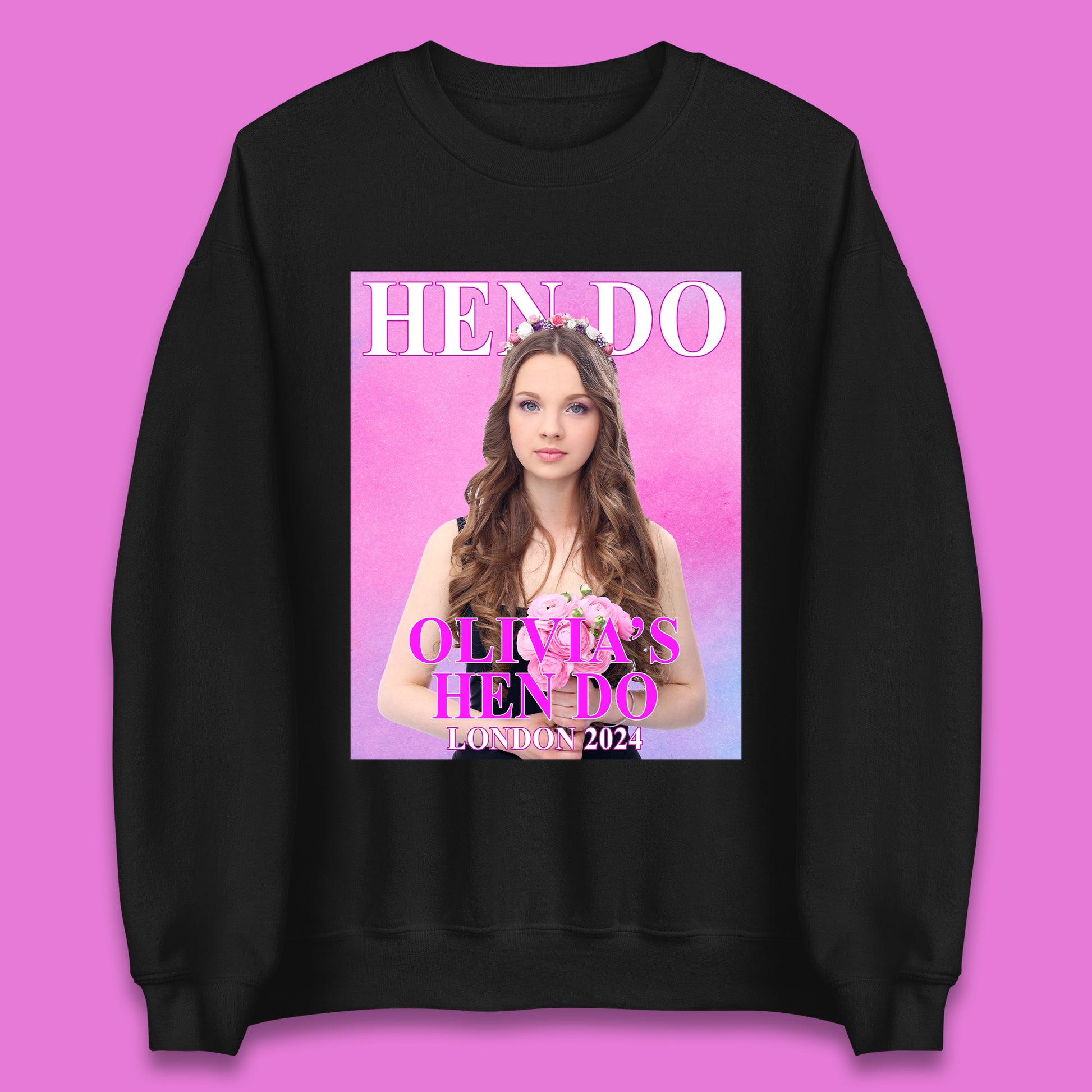 Custom Hen Party Unisex Sweatshirt