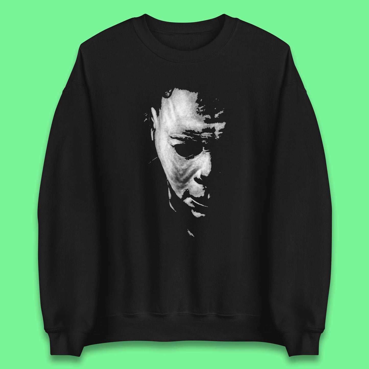 Michael Myers Face Halloween Horror Movie Character Unisex Sweatshirt