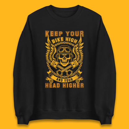 Keep Your Bike High Unisex Sweatshirt