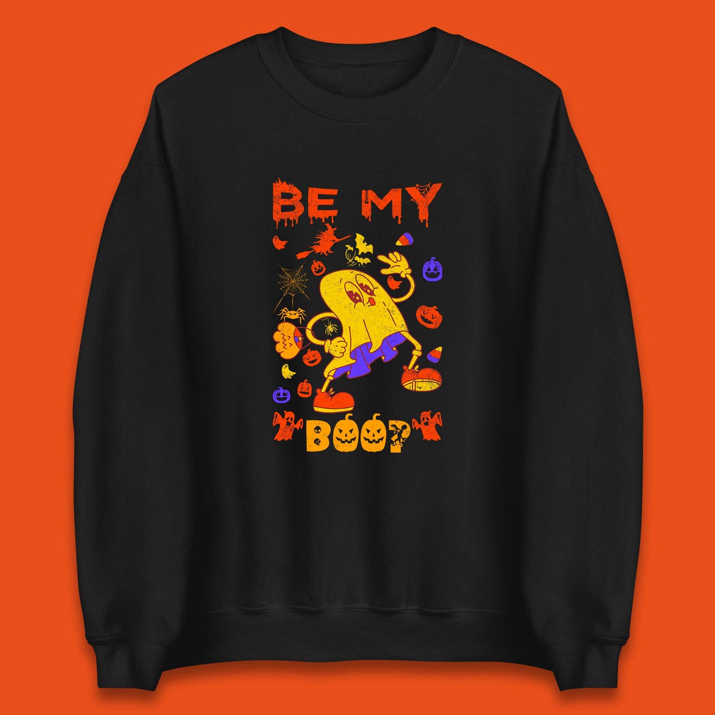 Bee My Boo Happy Halloween Boo Ghost Matching Costume Horror Scary Unisex Sweatshirt