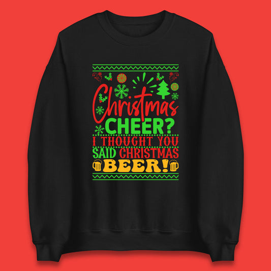 christmas cheer sweater