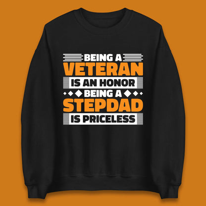 Veteran Stepdad Unisex Sweatshirt