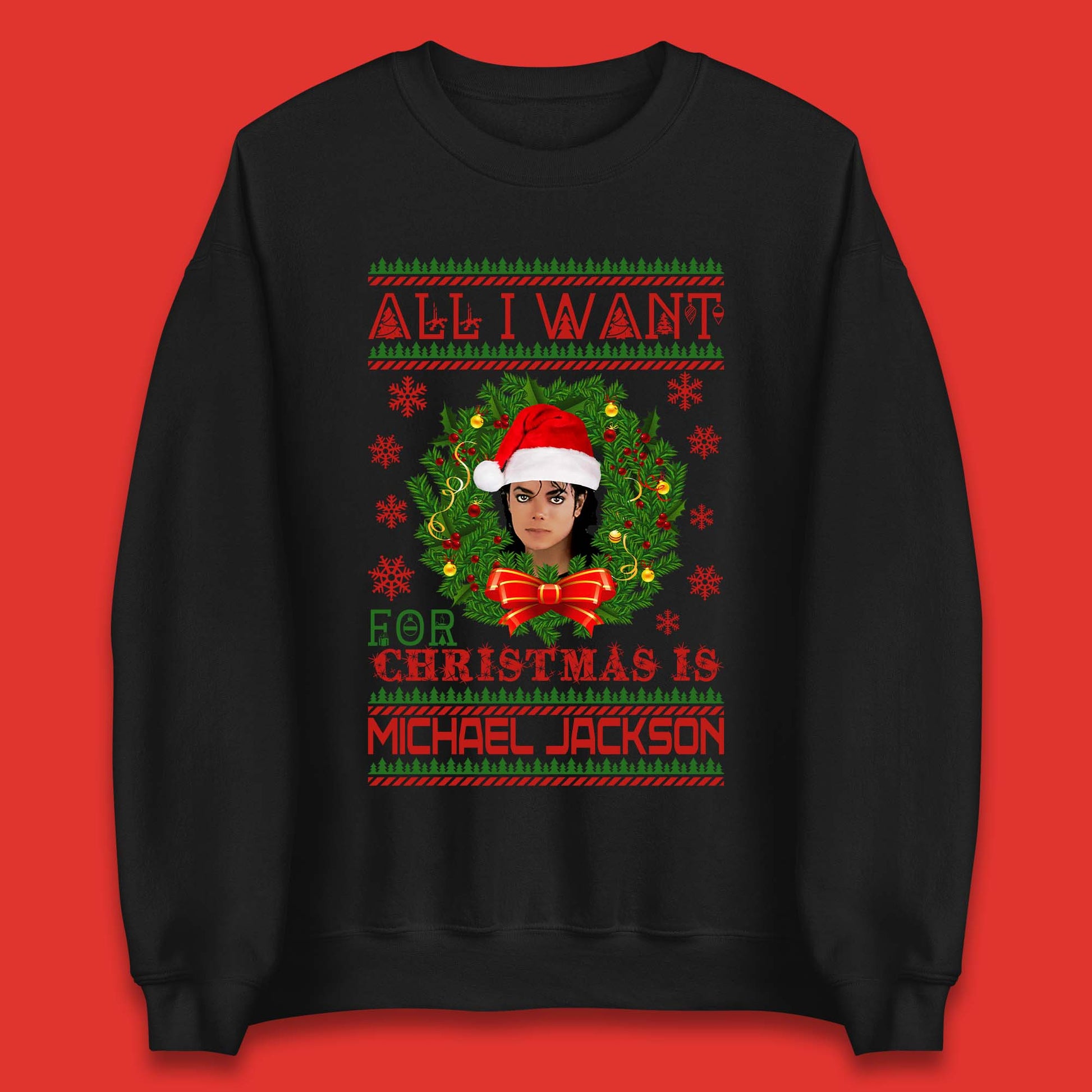 Michael Jackson Christmas Sweater