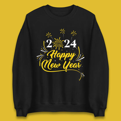 2024 Happy New Year Fireworks Unisex Sweatshirt