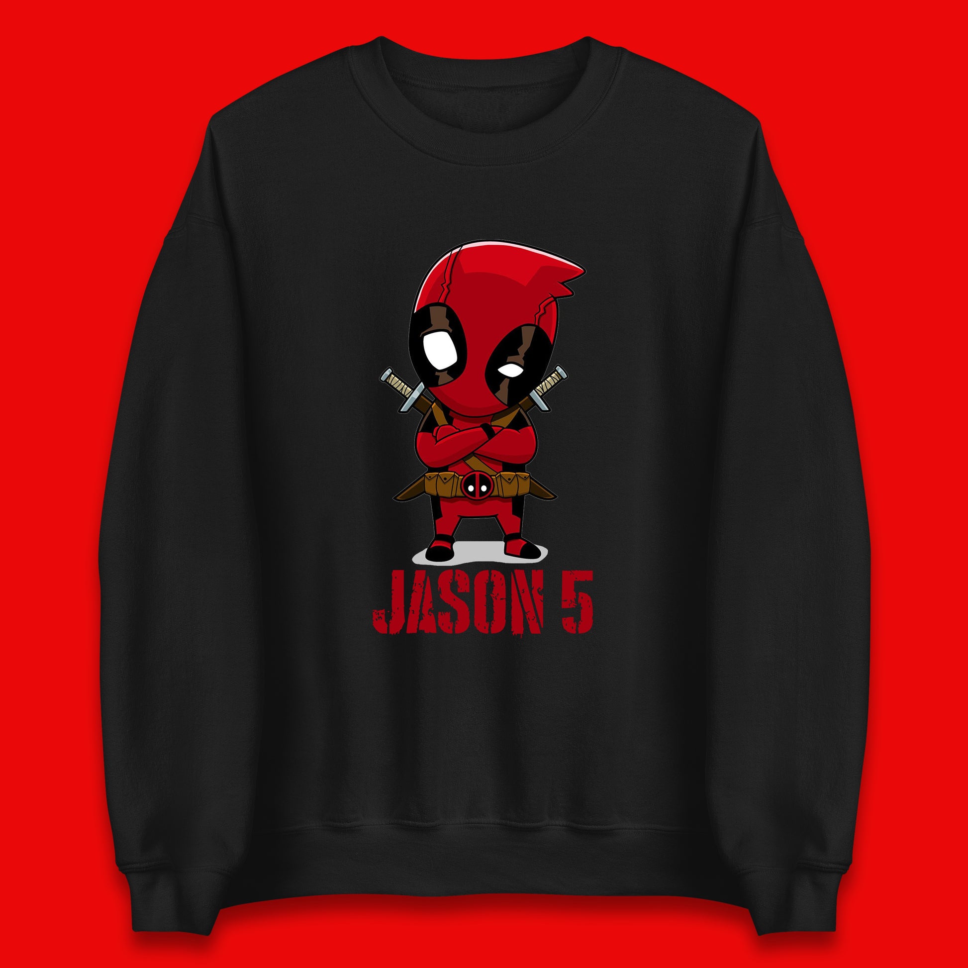 Personalised Deadpool Jumper