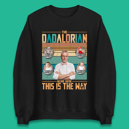 Personalised The Dadalorian Unisex Sweatshirt