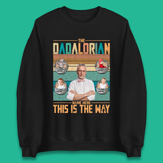 Personalised The Dadalorian Unisex Sweatshirt