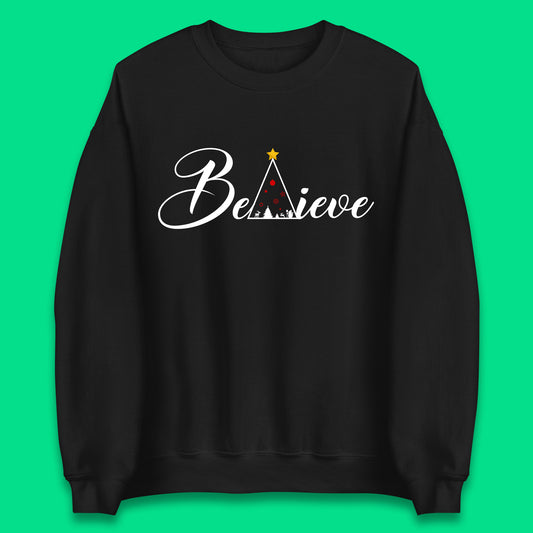 believe christmas sweater