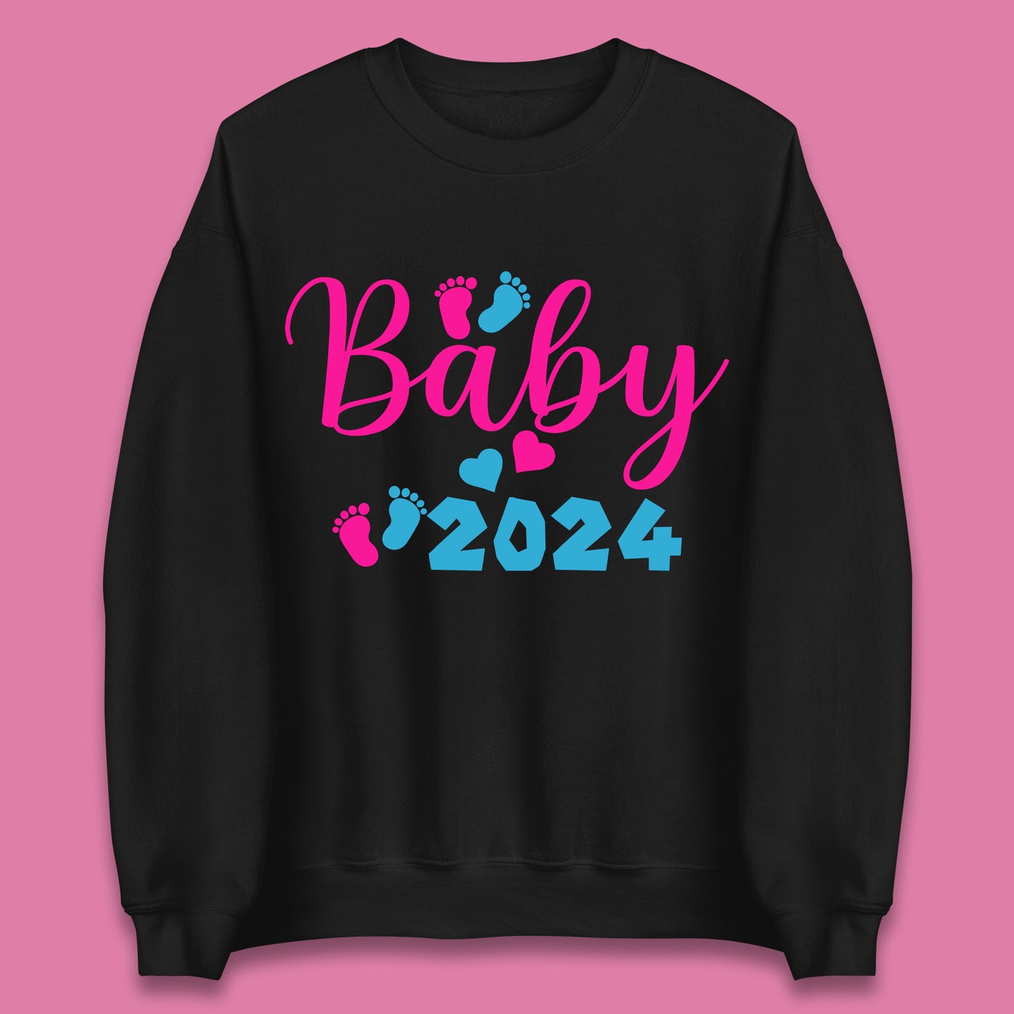 Baby 2024 Pregnancy Announcement Unisex Sweatshirt