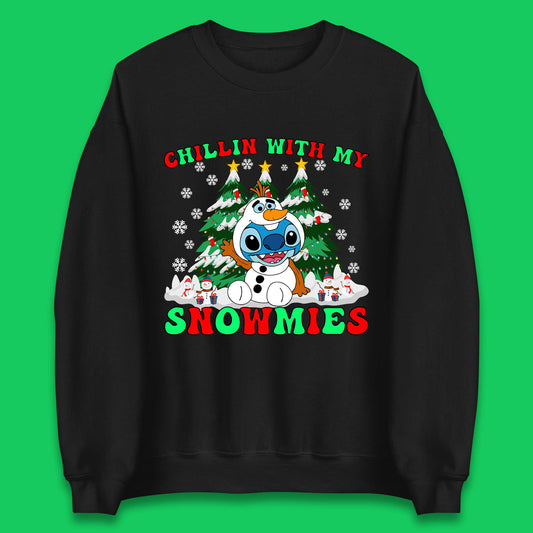 Snowman Stitch Christmas Unisex Sweatshirt