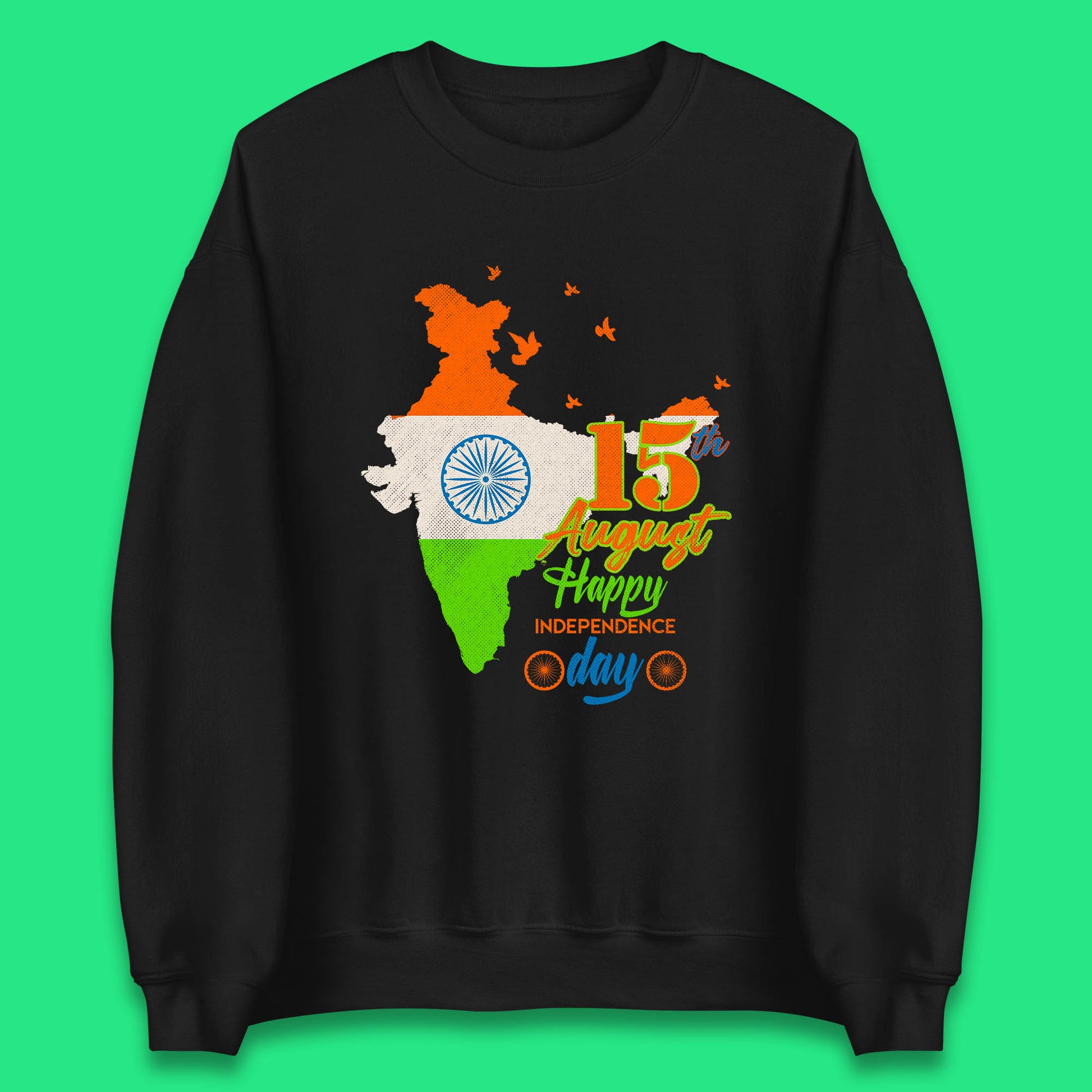 Indian Map Flag Unisex Sweatshirt