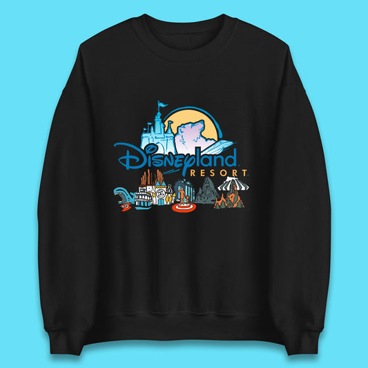 Retro Disneyland Resort Happiest Place on Earth Disneyland Parks Disney 100 Years Of Wonder Disneyland Family Trip Unisex Sweatshirt