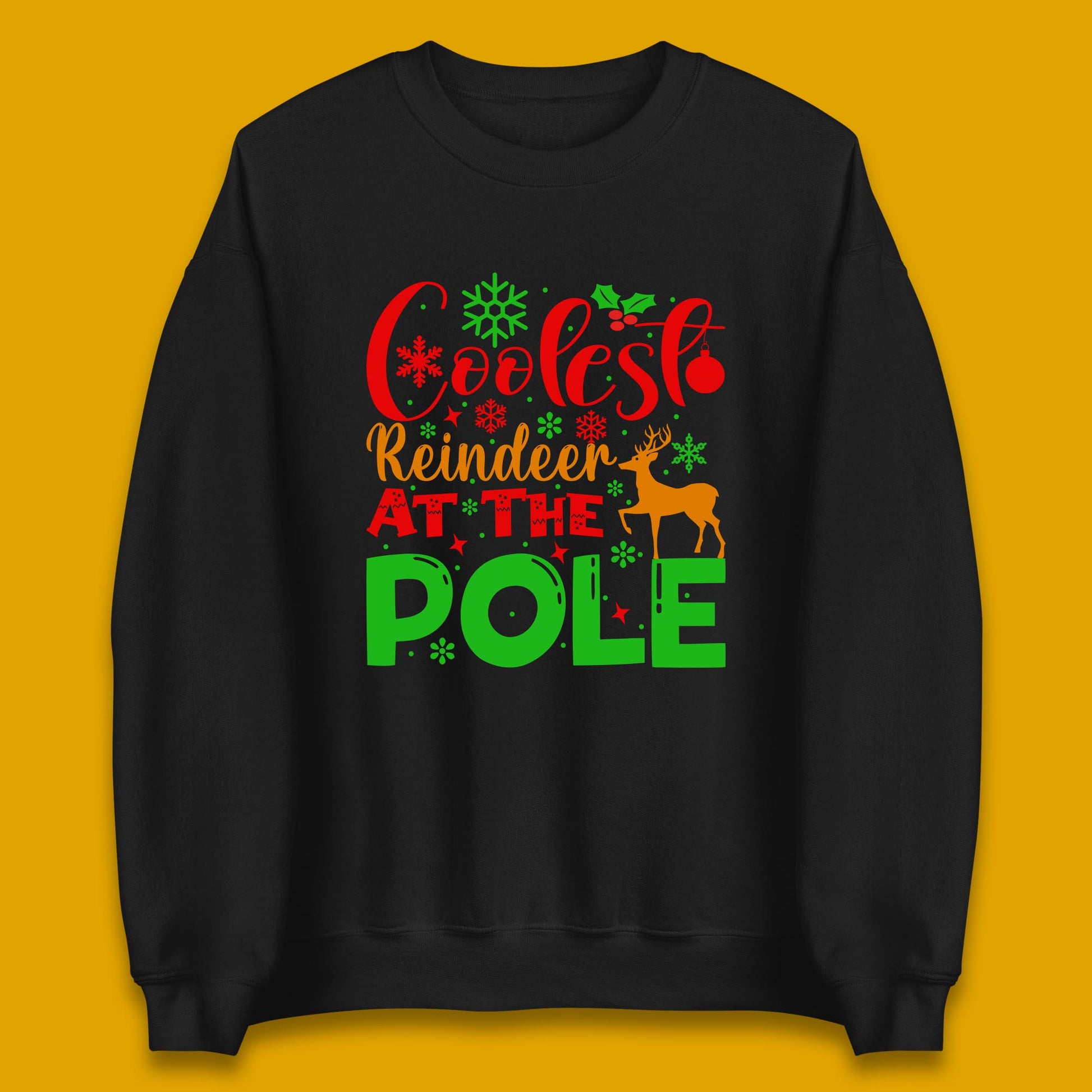 coolest reindeer sweatshirt