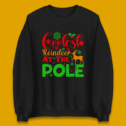 coolest reindeer sweatshirt