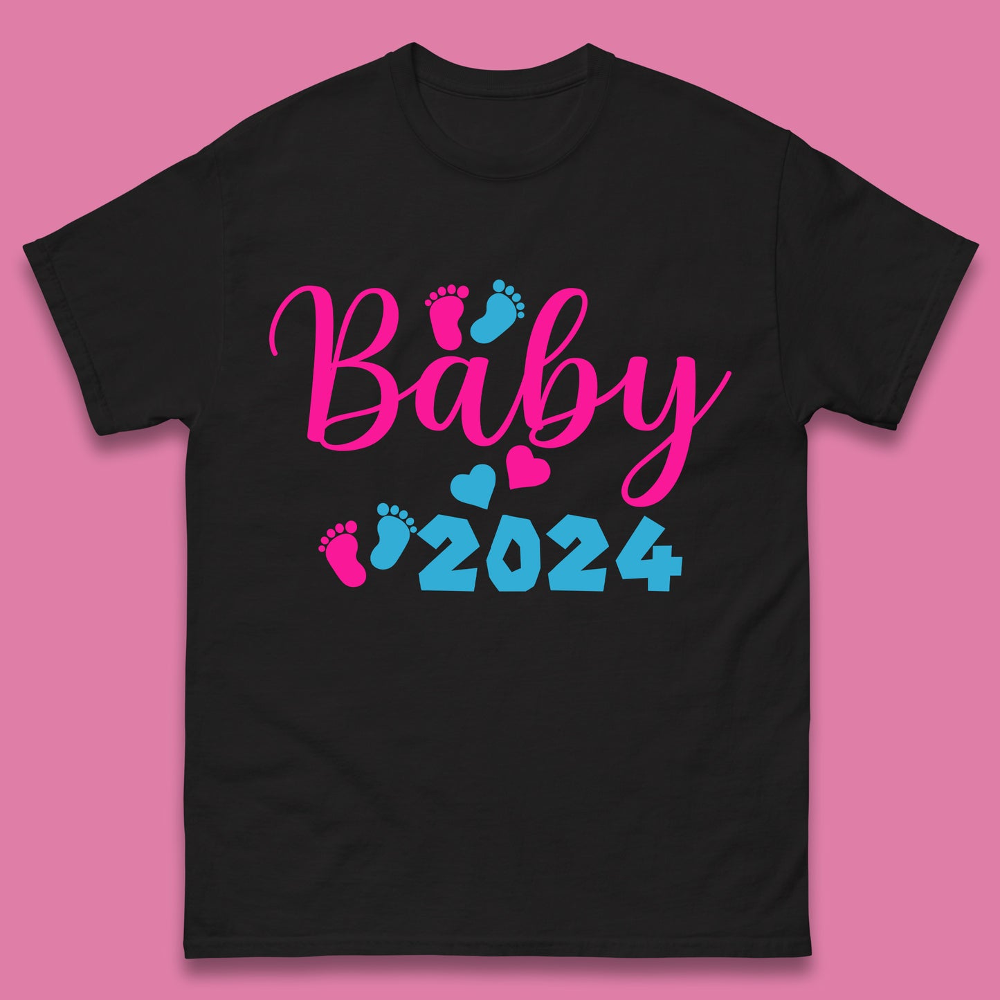 Baby 2024 Pregnancy Announcement Mens T-Shirt