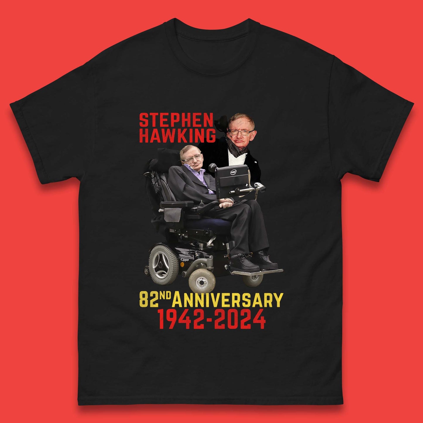 Stephen Hawking Mens T-Shirt