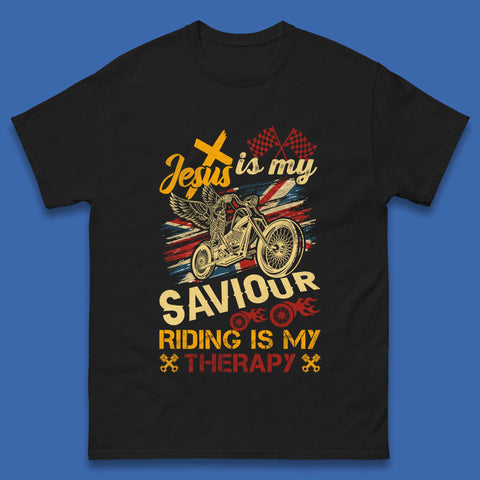 Riding Is My Therapy Mens T-Shirt