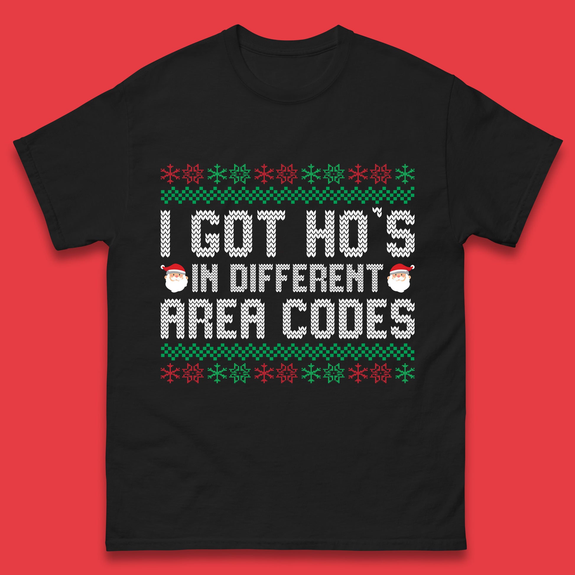 i got ho's santa codes t shirt