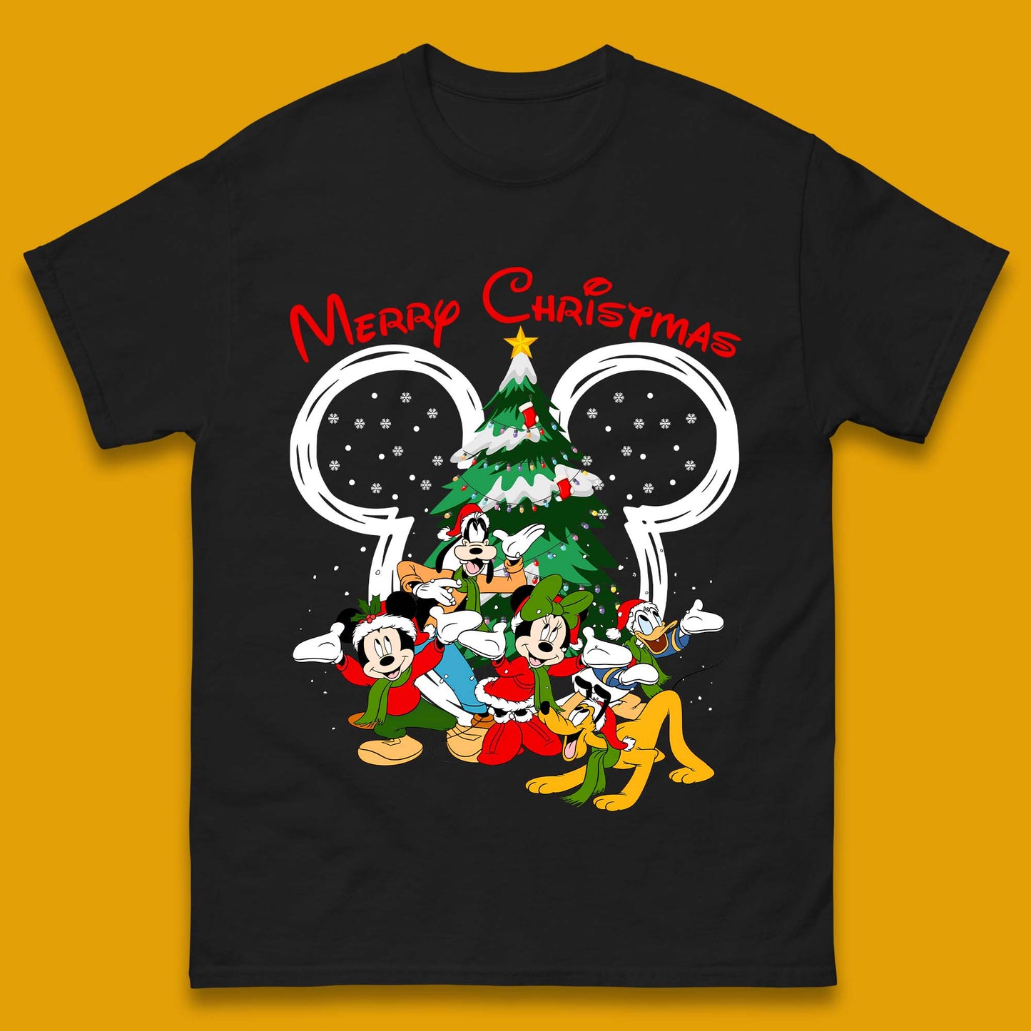 Mickey Mouse & Friends Christmas Mens T-Shirt