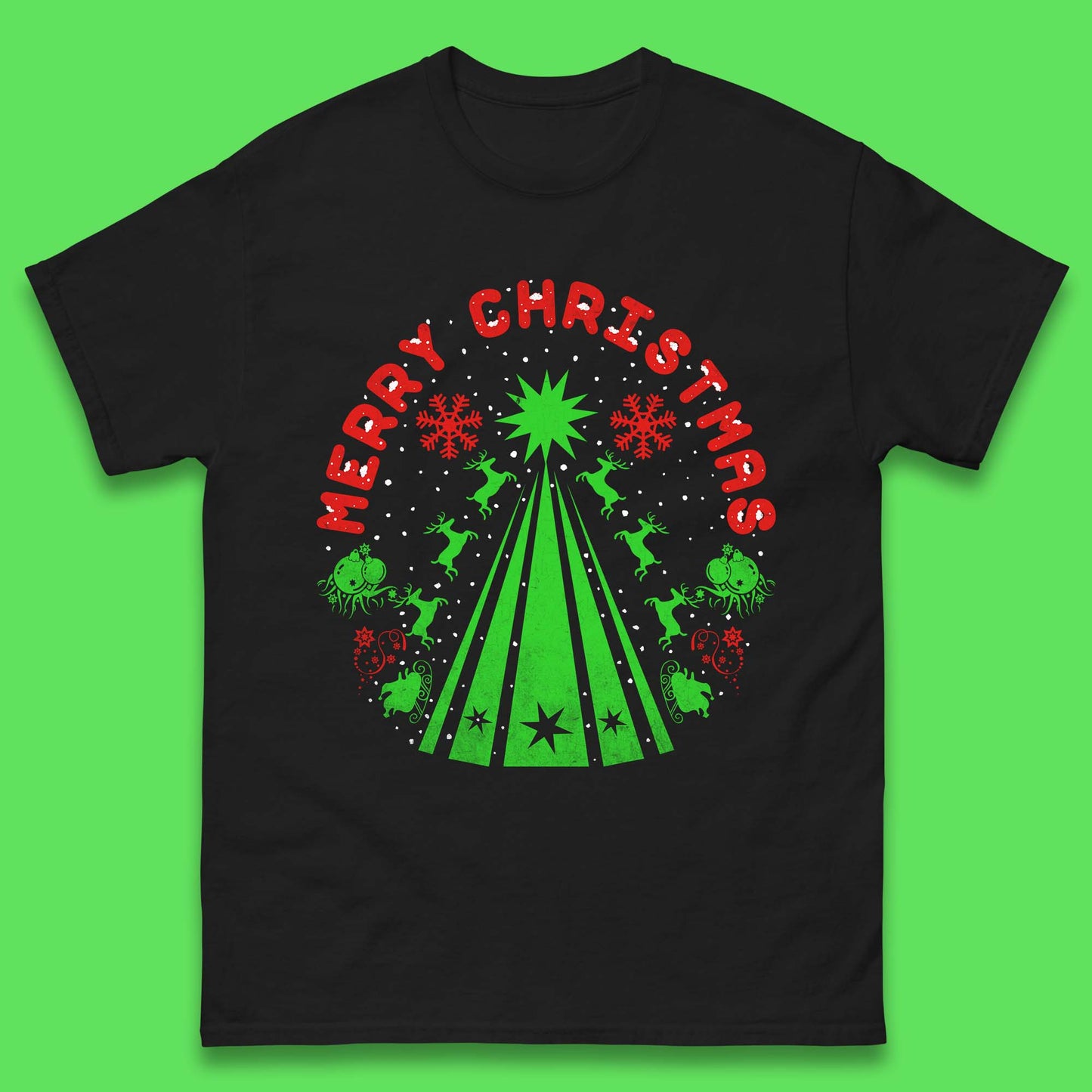 merry christmas reindeers t shirt