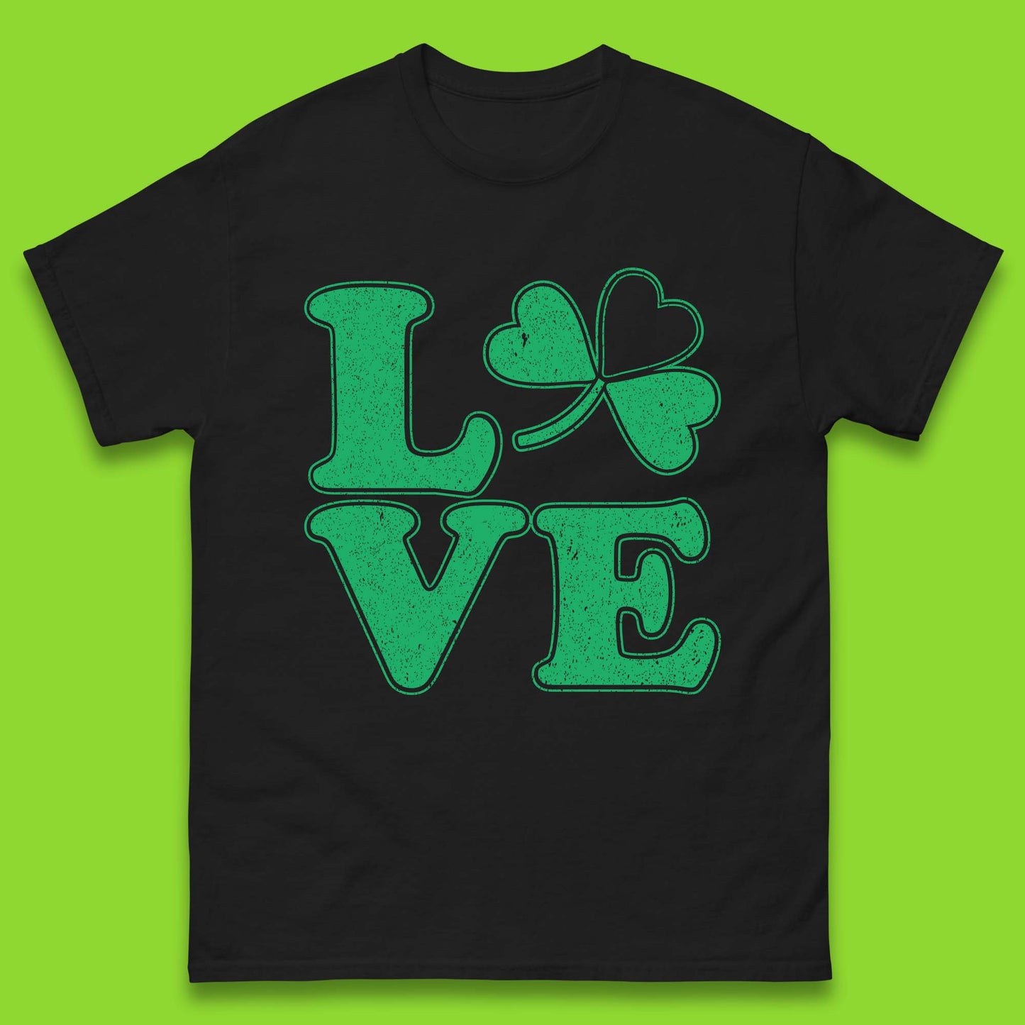 Shamrock Love Mens T-Shirt