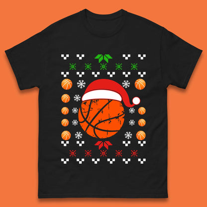 Basketball Christmas Mens T-Shirt