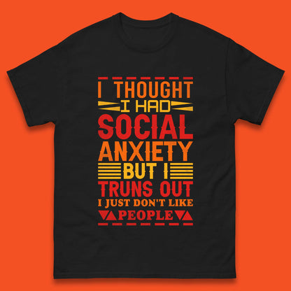 Social Anxiety Mens T-Shirt