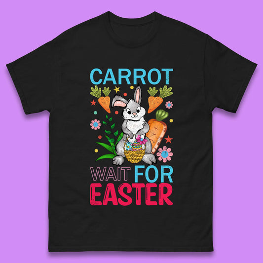 Carrot Wait For Easter Mens T-Shirt