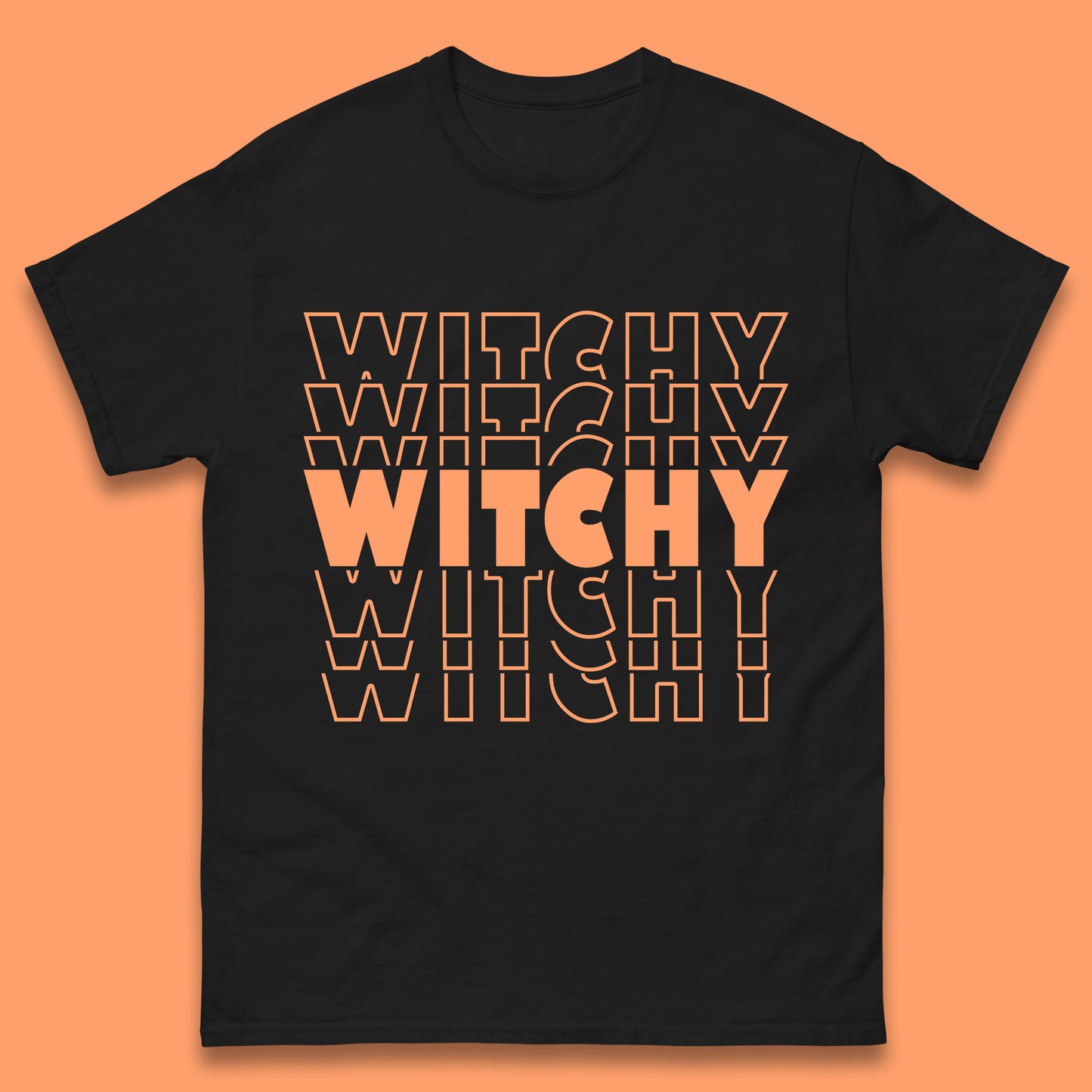 Witchy Halloween Witches Spooky Witch Vibes Witchy Aesthetic Halloween Party Mens Tee Top