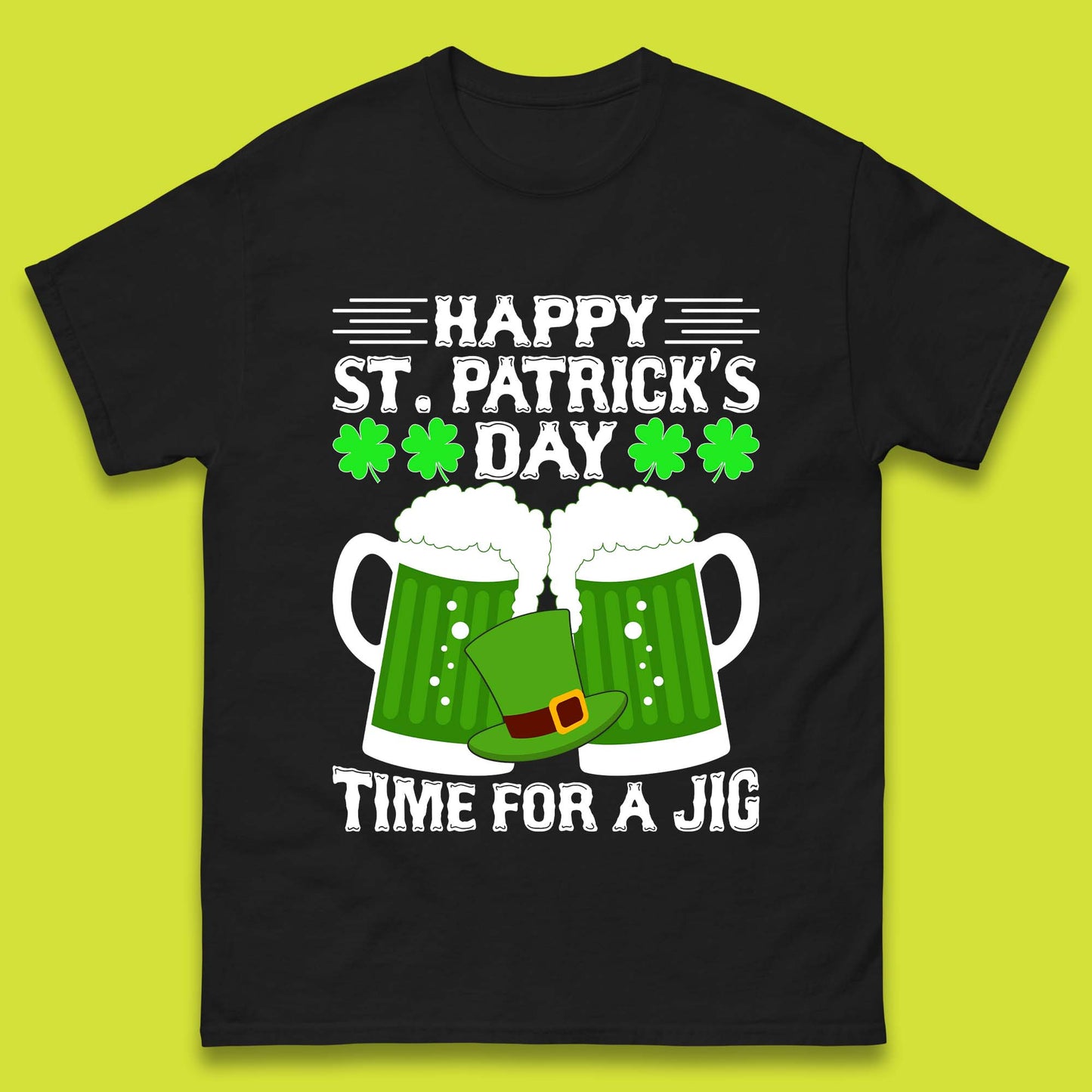 St. Patrick's Day Time For A Jig Mens T-Shirt