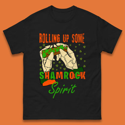 Rolling Up Some Shamrock Spirit Mens T-Shirt