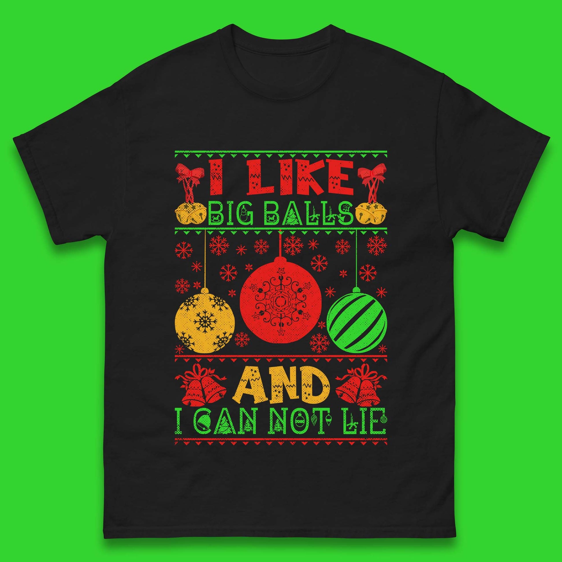 funny balls christmas t shirt