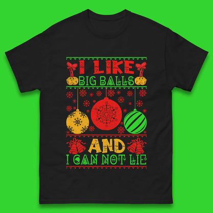 funny balls christmas t shirt