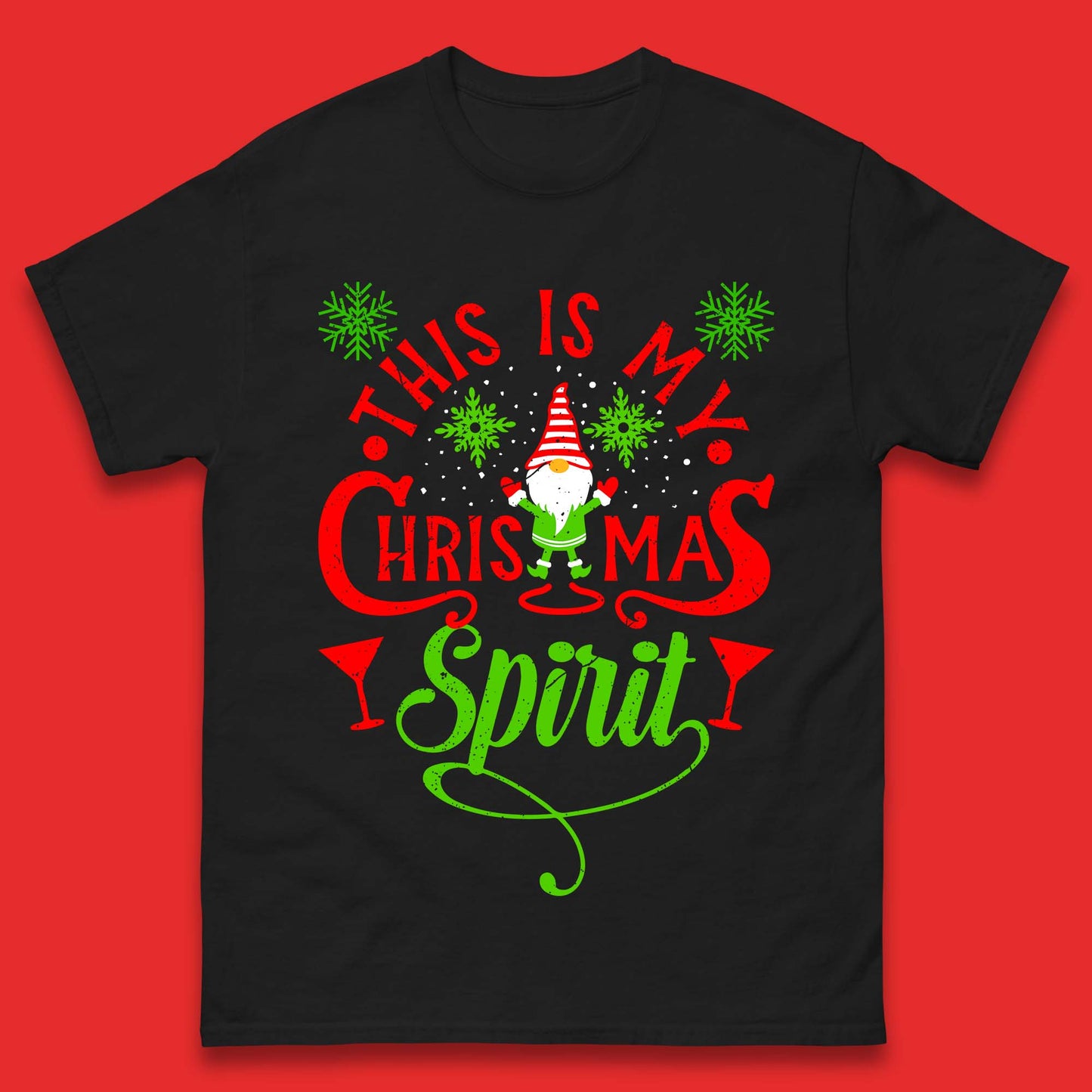 Christmas Spirit Mens T-Shirt