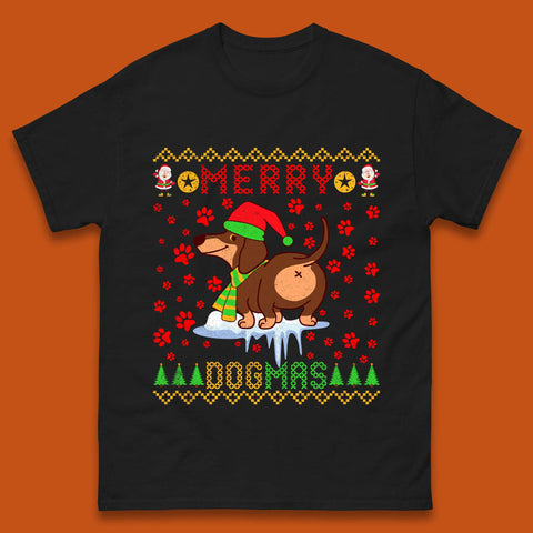 Merry Dogmas Christmas Mens T-Shirt