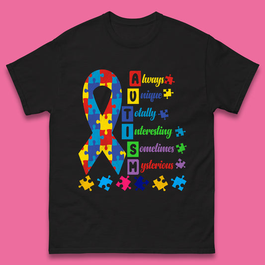 Autism Always Unique Mens T-Shirt