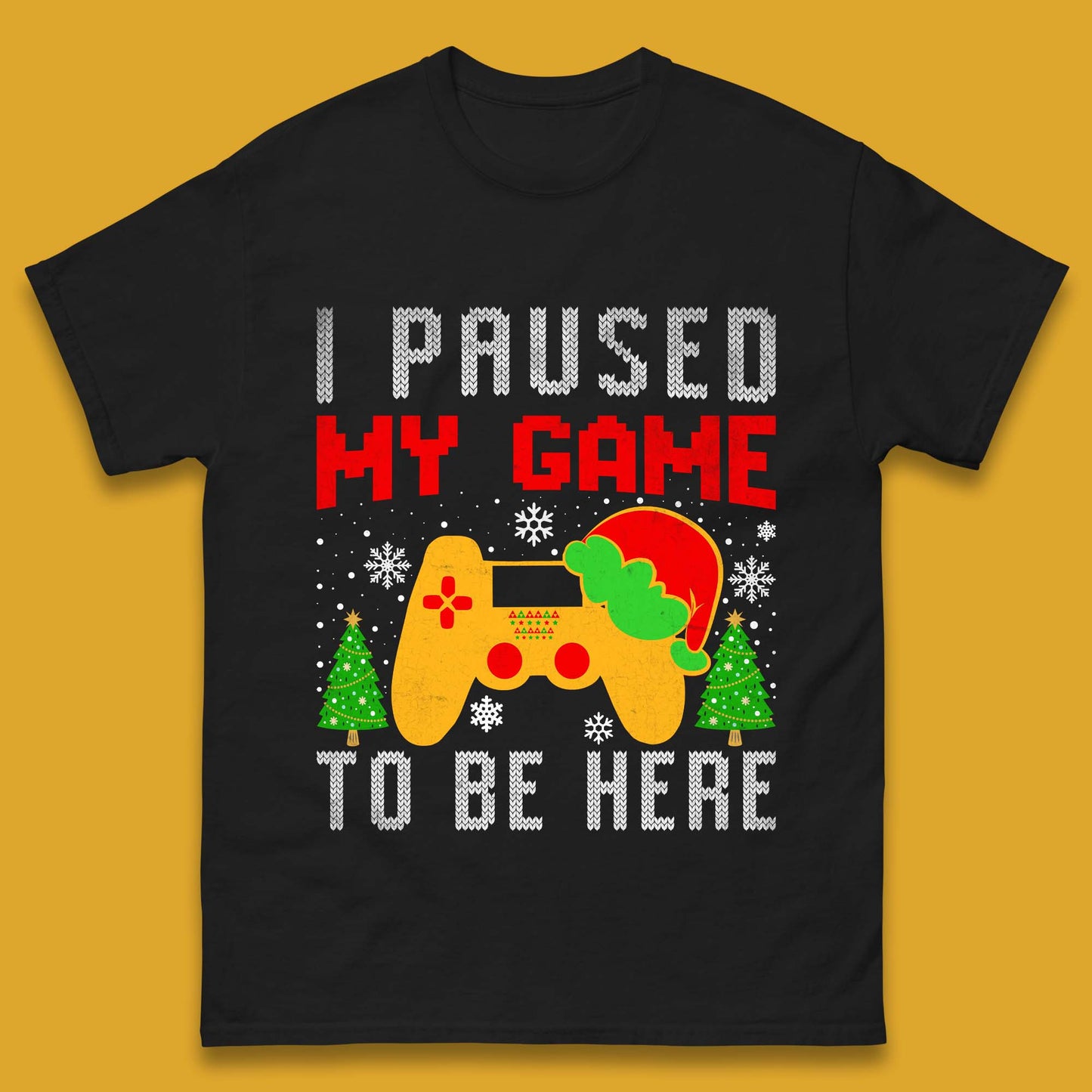 Gamer Christmas Mens T-Shirt