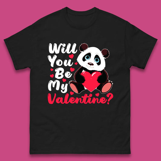 Panda Valentine Mens T-Shirt