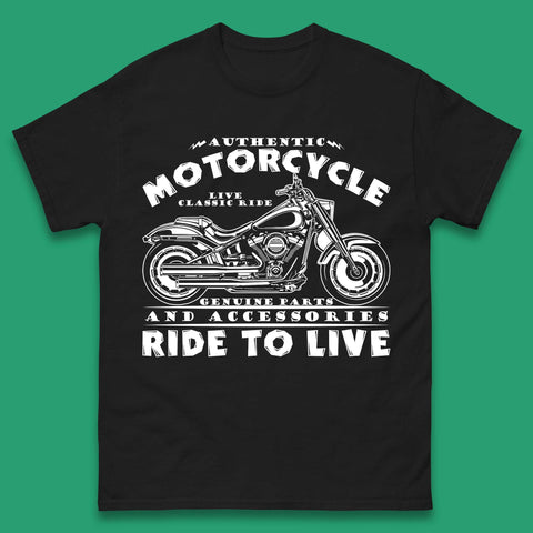Motorcycle Ride To Live Mens T-Shirt