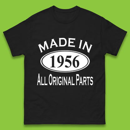 Made In 1956 All Original Parts Vintage Retro 67th Birthday Funny 67 Years Old Birthday Gift Mens Tee Top