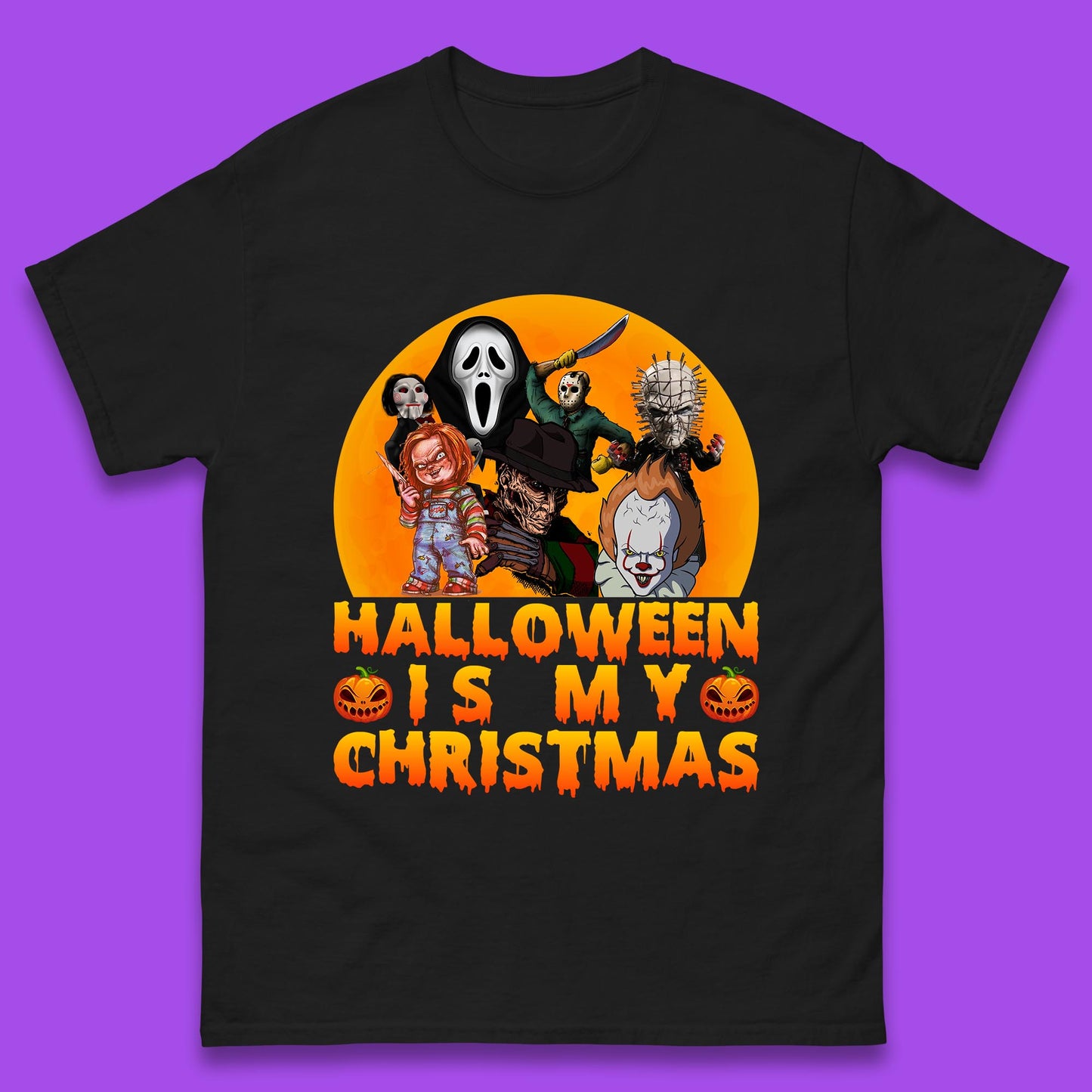 iconic horror movie characters t shirt