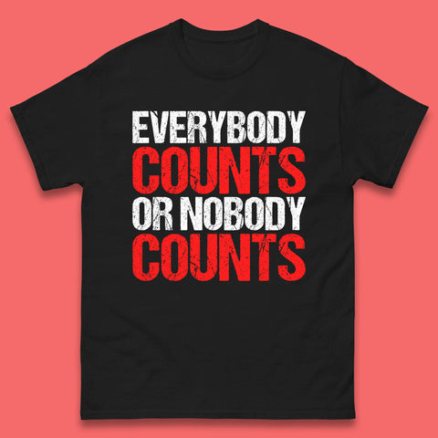 Everybody Counts Or Nobody Counts Harry Bosch Tv Series Mens Tee Top