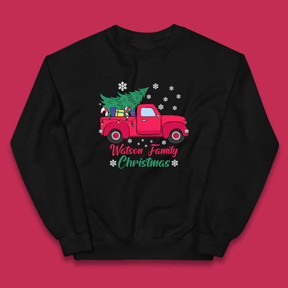 kids personalised christmas jumper