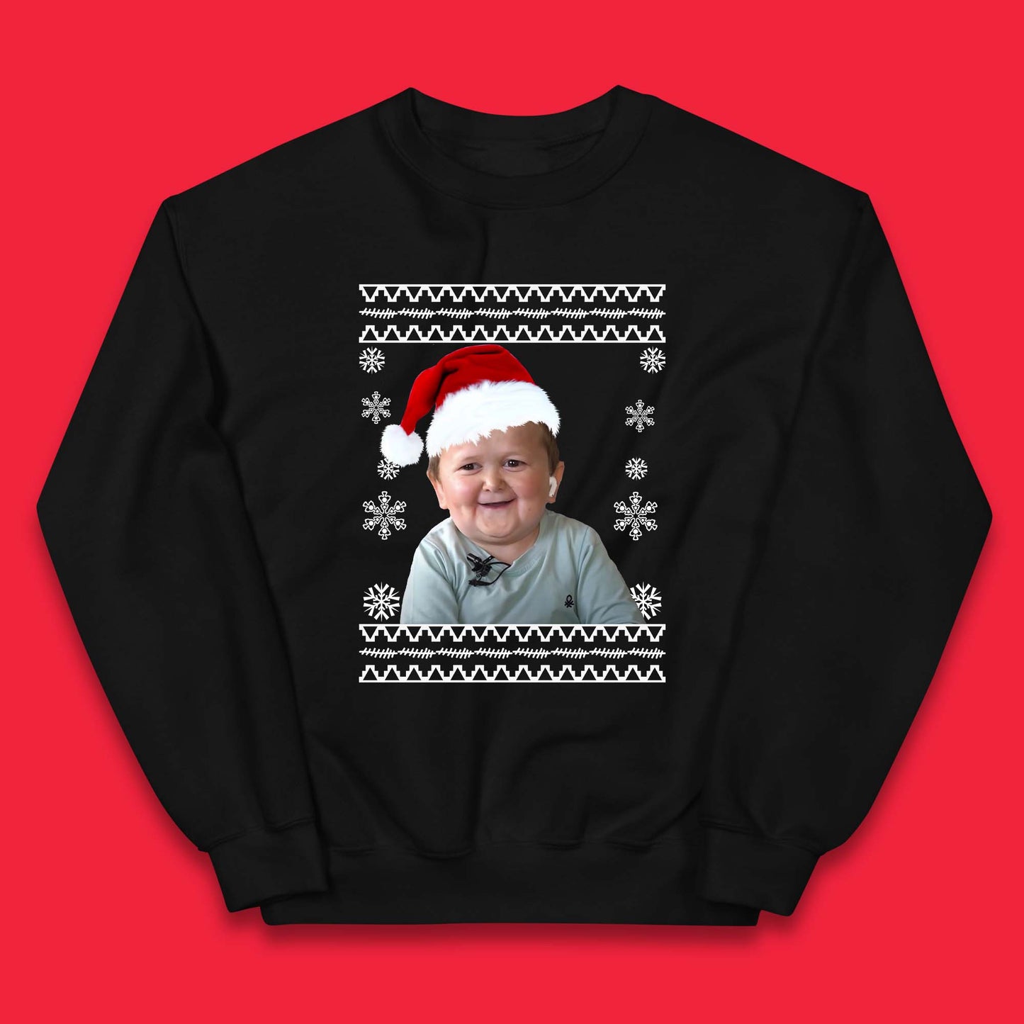 Santa Hasbulla Magomedov Christmas Kids Jumper