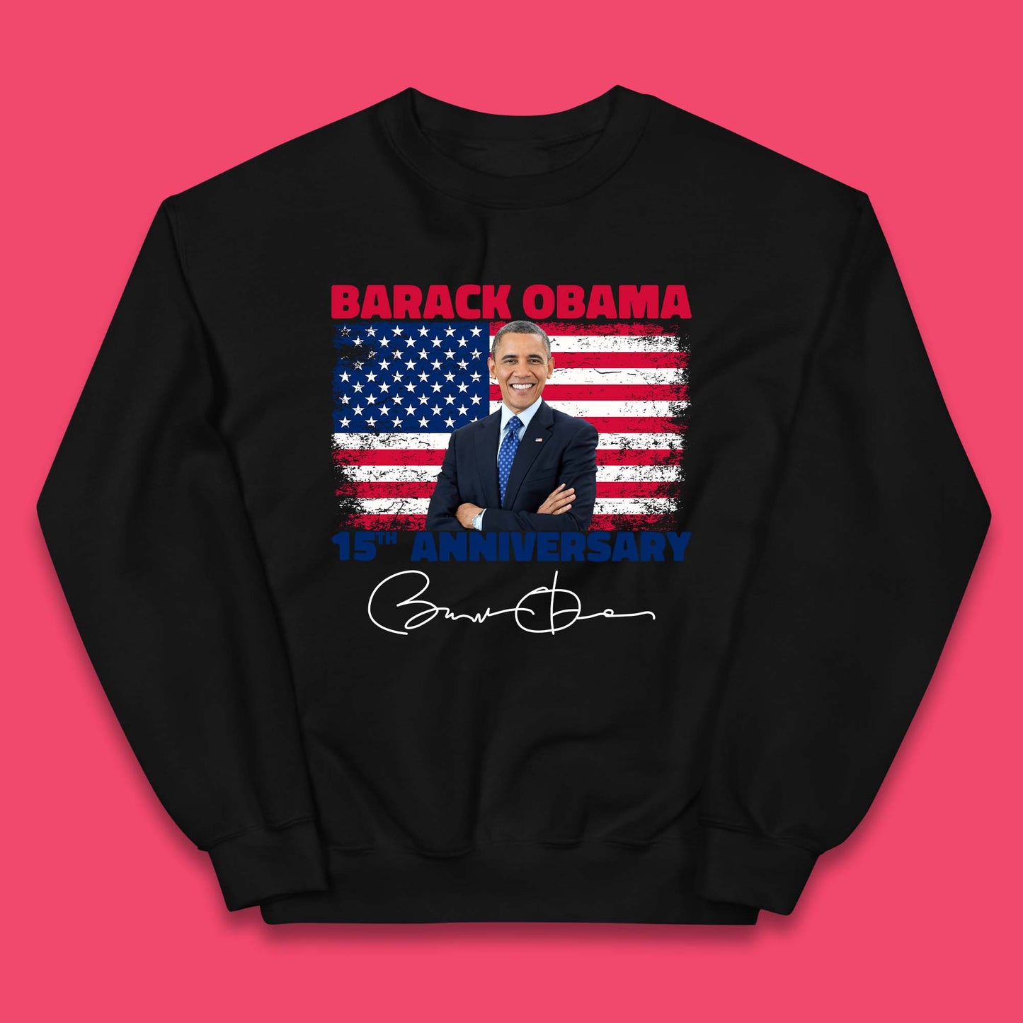 Barack Obama 15th Anniversary Kids Jumper