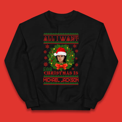 Michael Jackson Christmas Kids Jumper